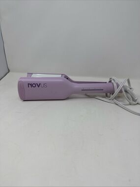 Lavender Hair Straightener Brush - Compact Styling Tool